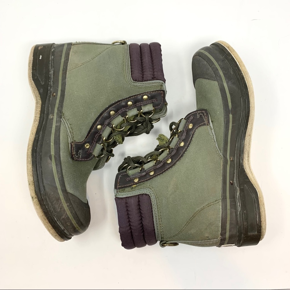 VINTAGE ORVIS MENS FISHING BOOT FELT BOTTOM SZ 6